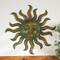 Copper Metal Sun Wall Décor with Smiling Face